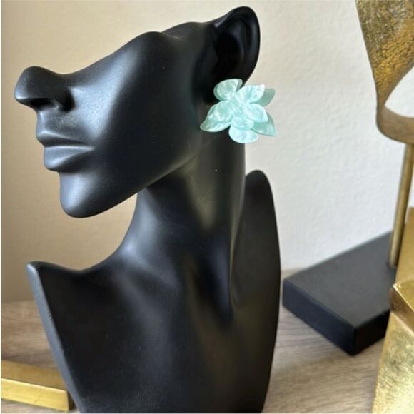 Bohemian flower earrings N407 - Picture 3 of 3